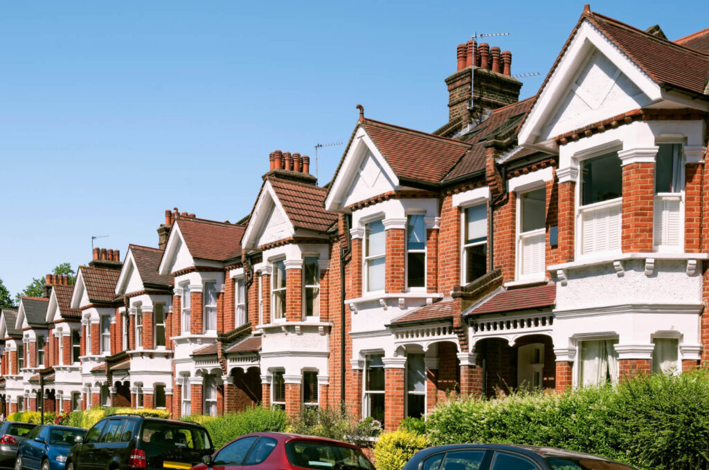 Row of English Homes 