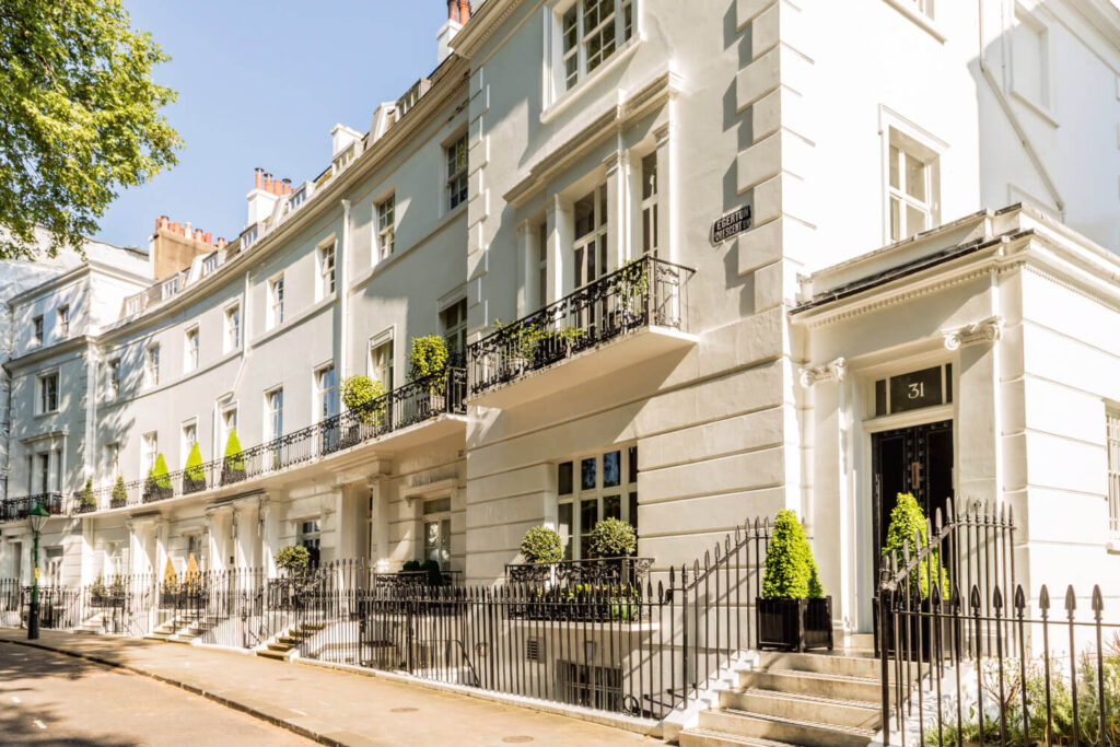 Front of Townhouses 